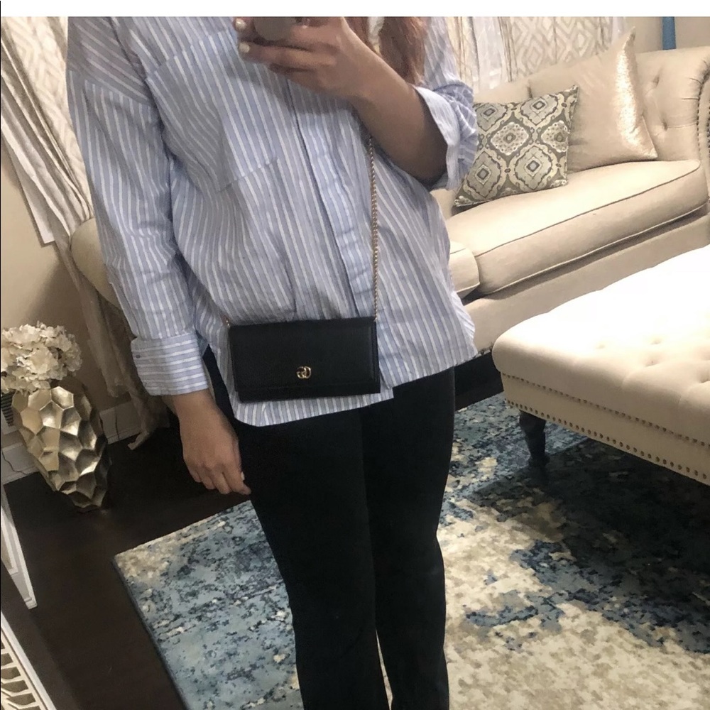 Gucci leather chain wallet GG marmont - Picture 6 of 8